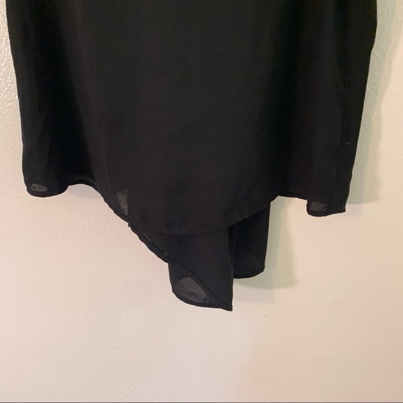 Mossimo Sleeveless Tiered Blouse Black Gold Beaded - Picture 9 of 9